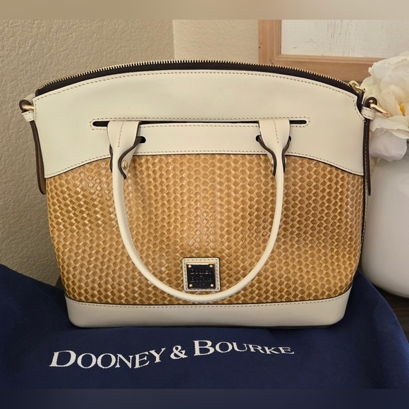 DOONEY AND BOURKE Beacon Woven Domed Satchel NWOT - Picture 5 of 10